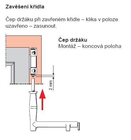 ROTO NT - zandání čepu